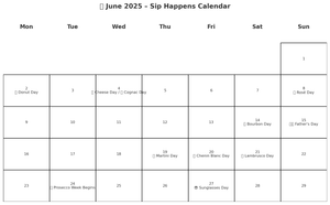 Sip Happens – Your Guide to June’s Bizarre (and Boozy) Holidays