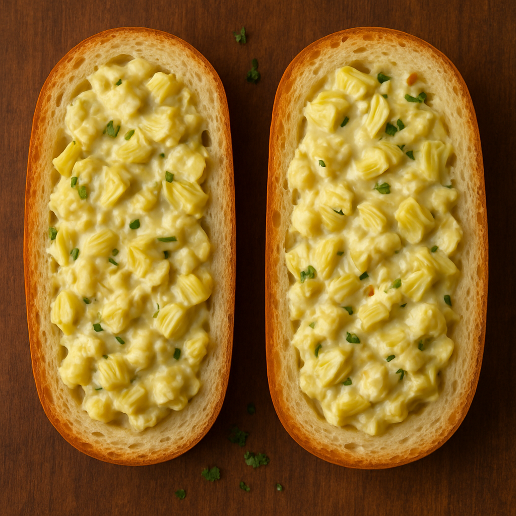 Stuffed Artichoke Garlic Bread