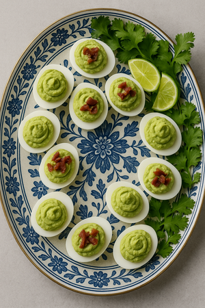 Avocado Deviled Eggs