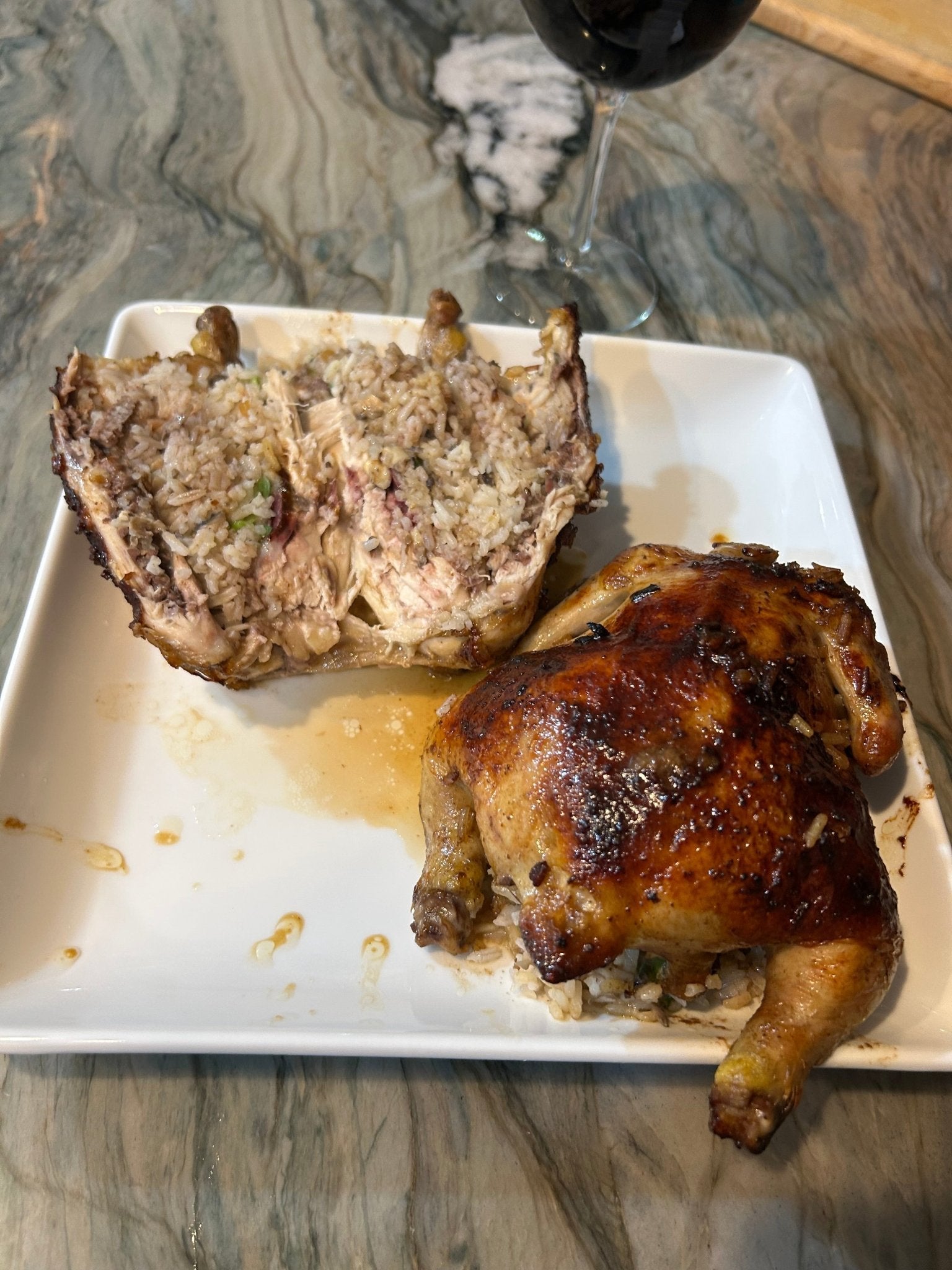 Stuffed Cornish Game Hens