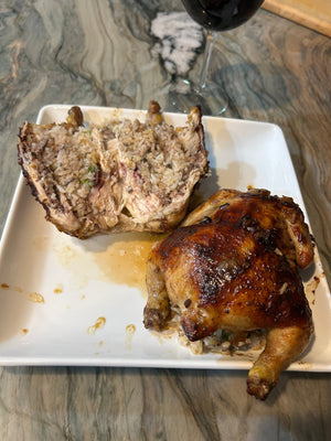 Stuffed Cornish Game Hens
