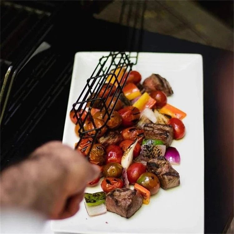 BBQ Grill Mesh Stainless Steel Tools Kitchen Accessories - AroundTheWineCooler
