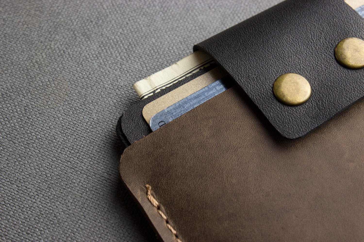 Leather Card Case - AroundTheWineCooler
