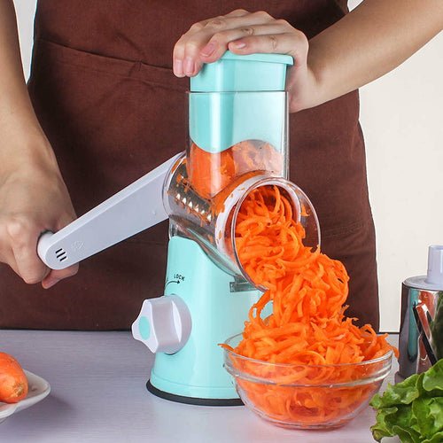 Food Processor Vegetable Chopper Kitchen Roller Gadgets - AroundTheWineCooler