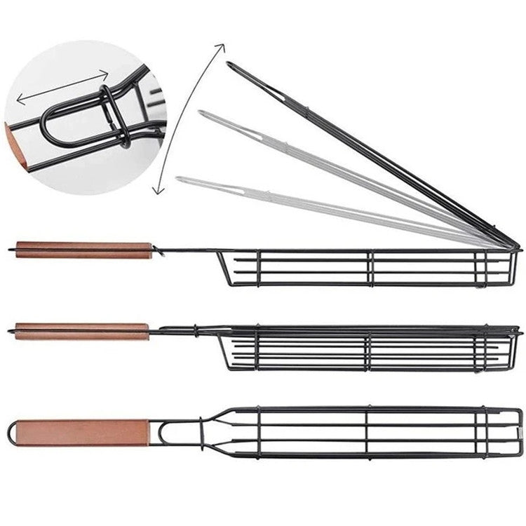 BBQ Grill Mesh Stainless Steel Tools Kitchen Accessories - AroundTheWineCooler