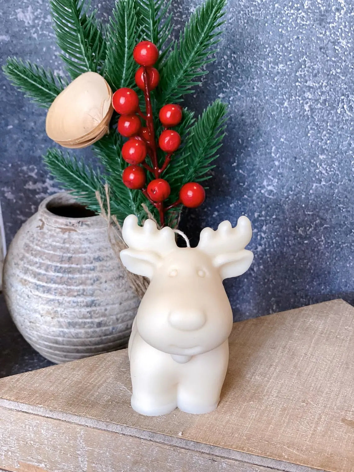 Reindeer Christmas Candles