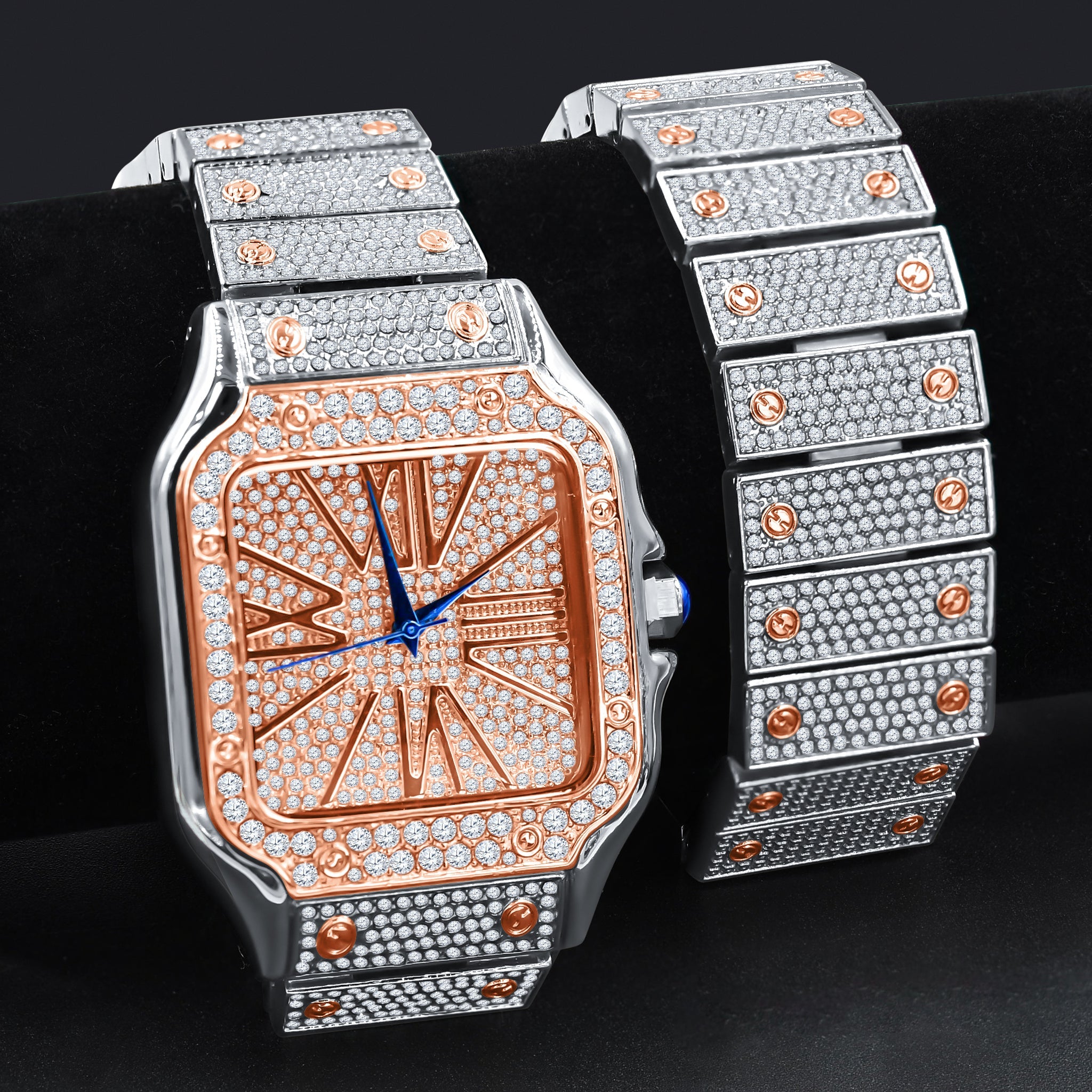 PRODIGIOUS STAINLESS STEEL CRYSTAL WATCH SET | 5307418 - AroundTheWineCooler