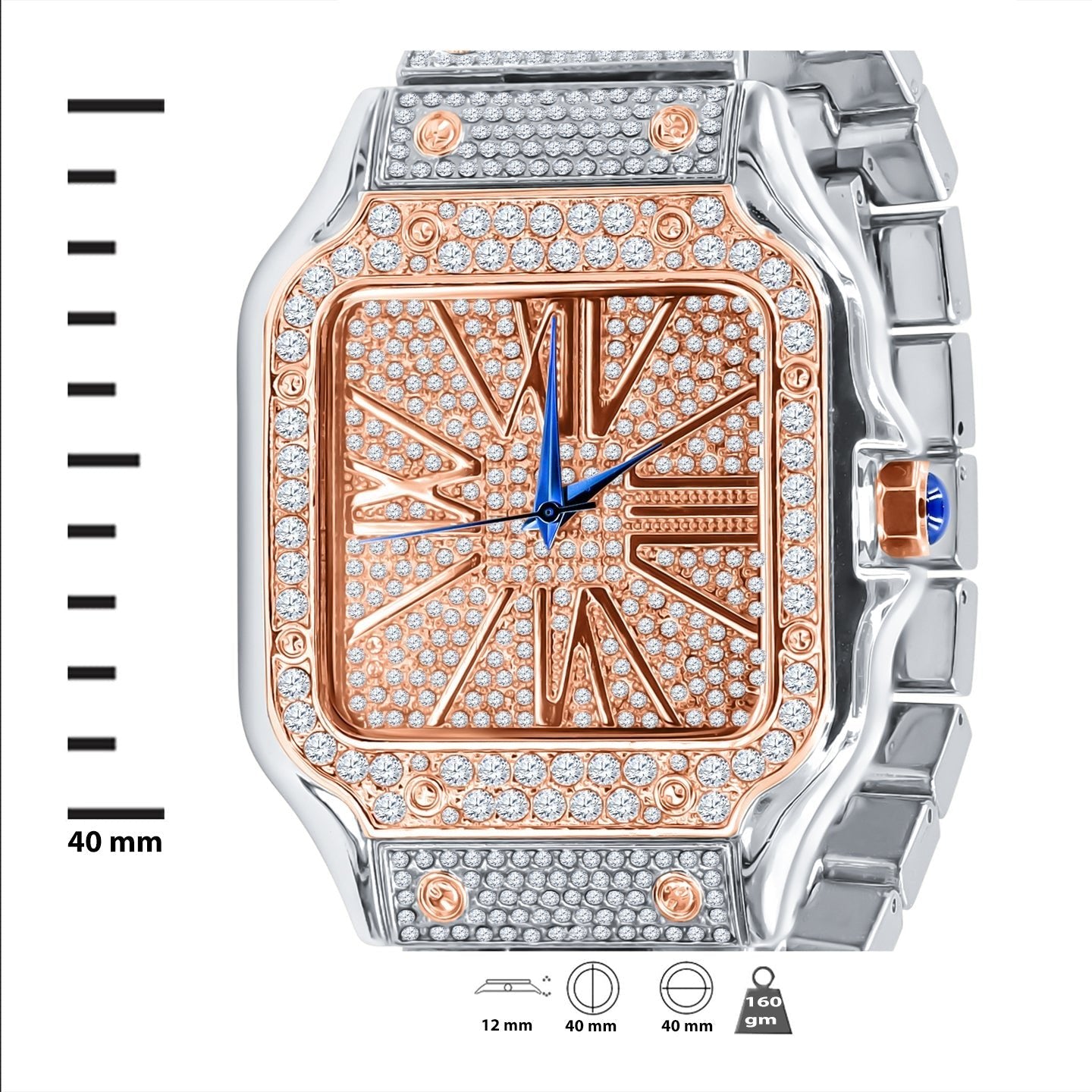 PRODIGIOUS STAINLESS STEEL CRYSTAL WATCH SET | 5307418 - AroundTheWineCooler