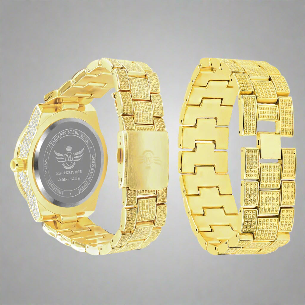 OYSTER CRYSTAL STONES WATCH SET | 530758 - AroundTheWineCooler