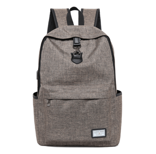 High Quality Grey Anti Theft Backpack - AroundTheWineCooler