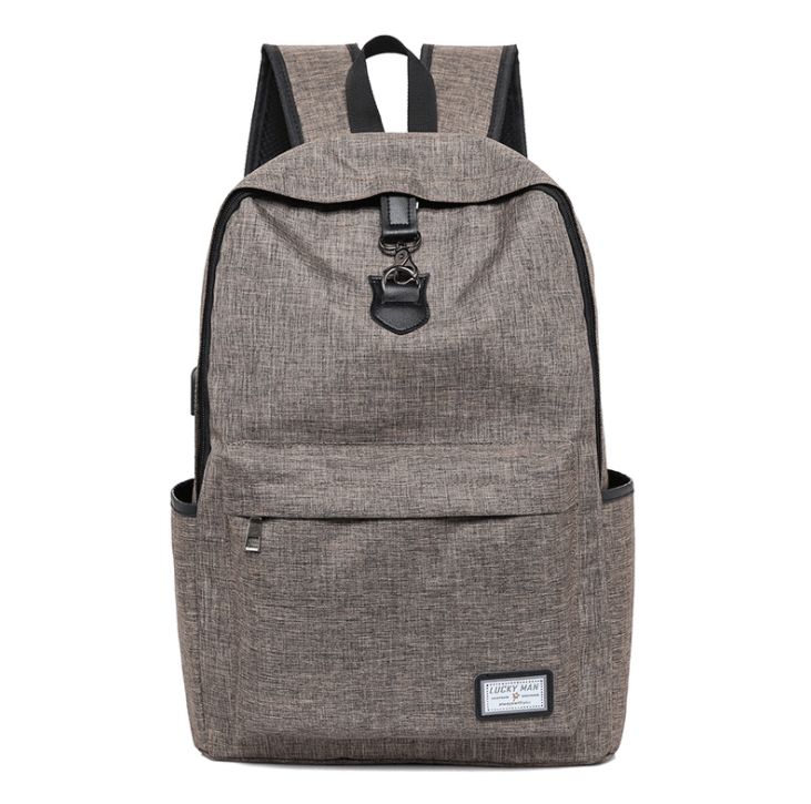High Quality Grey Anti Theft Backpack - AroundTheWineCooler