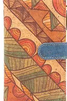 Cork wallet pattern women zipper card vegan wallet RFID BAGD - 141 - AroundTheWineCooler