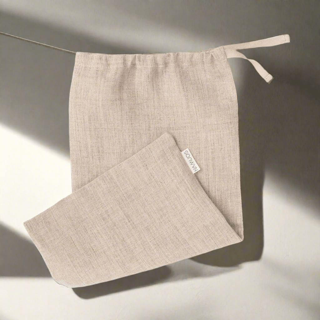 Linen bread bag | natural - AroundTheWineCooler