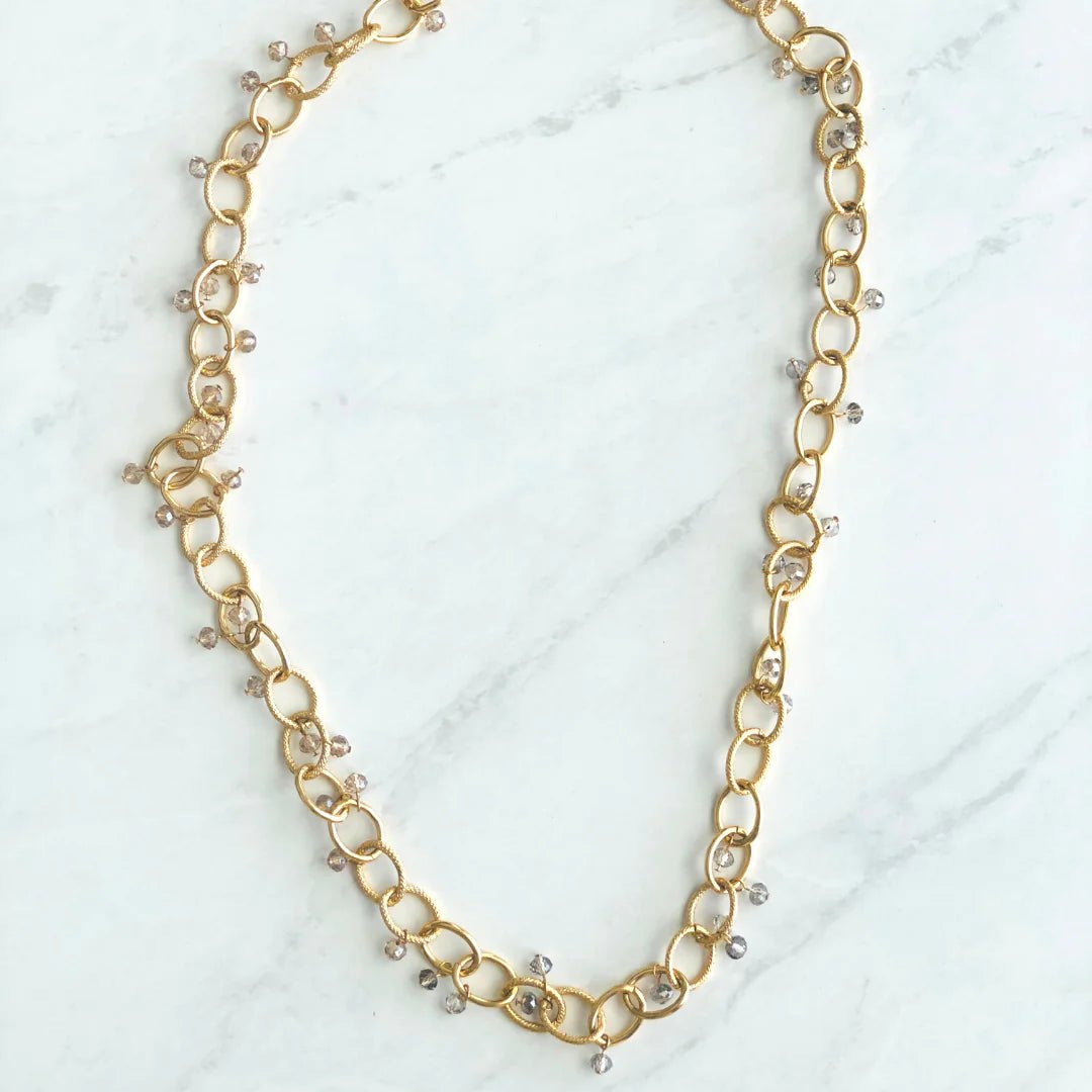 Chain Droplets Necklace - AroundTheWineCooler
