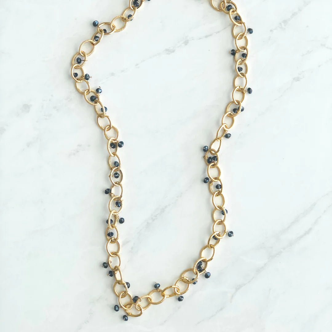 Chain Droplets Necklace - AroundTheWineCooler