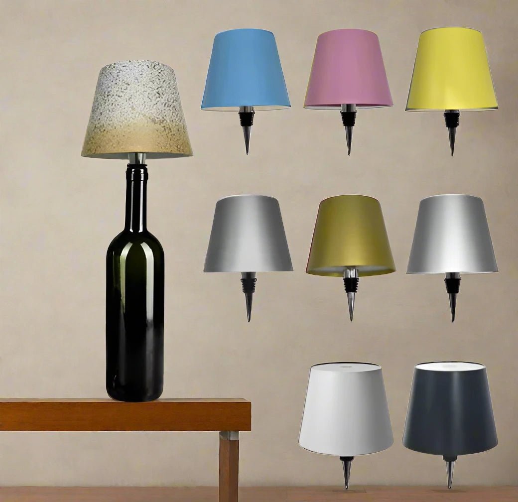 LED Wine Bottle Lamp - AroundTheWineCooler