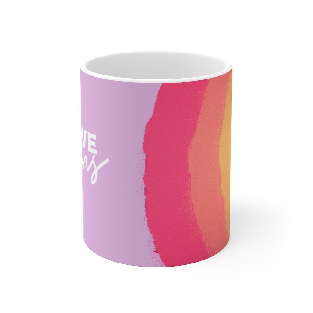 Rainbow Love Wins Mug 11oz - AroundTheWineCooler