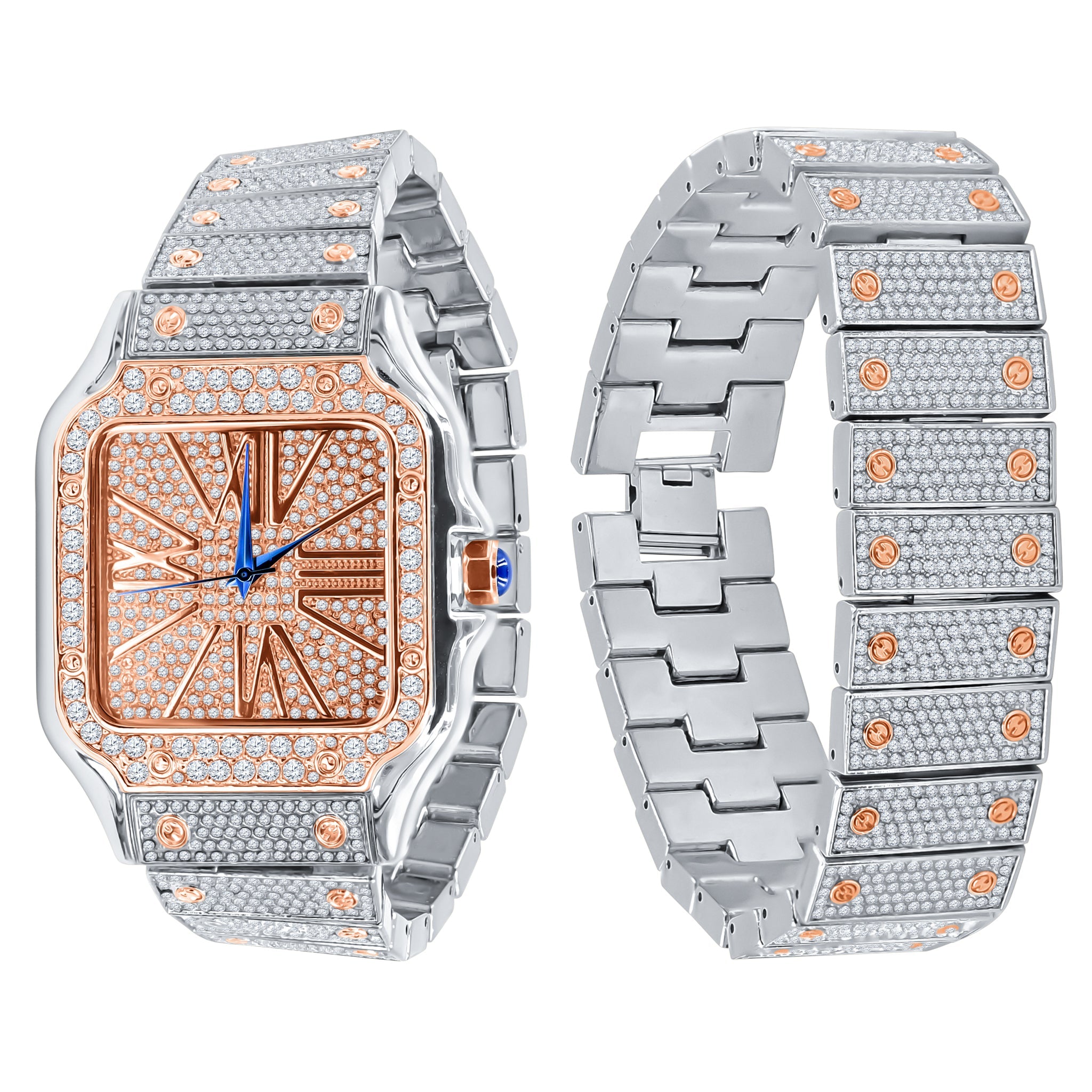PRODIGIOUS STAINLESS STEEL CRYSTAL WATCH SET | 5307418 - AroundTheWineCooler