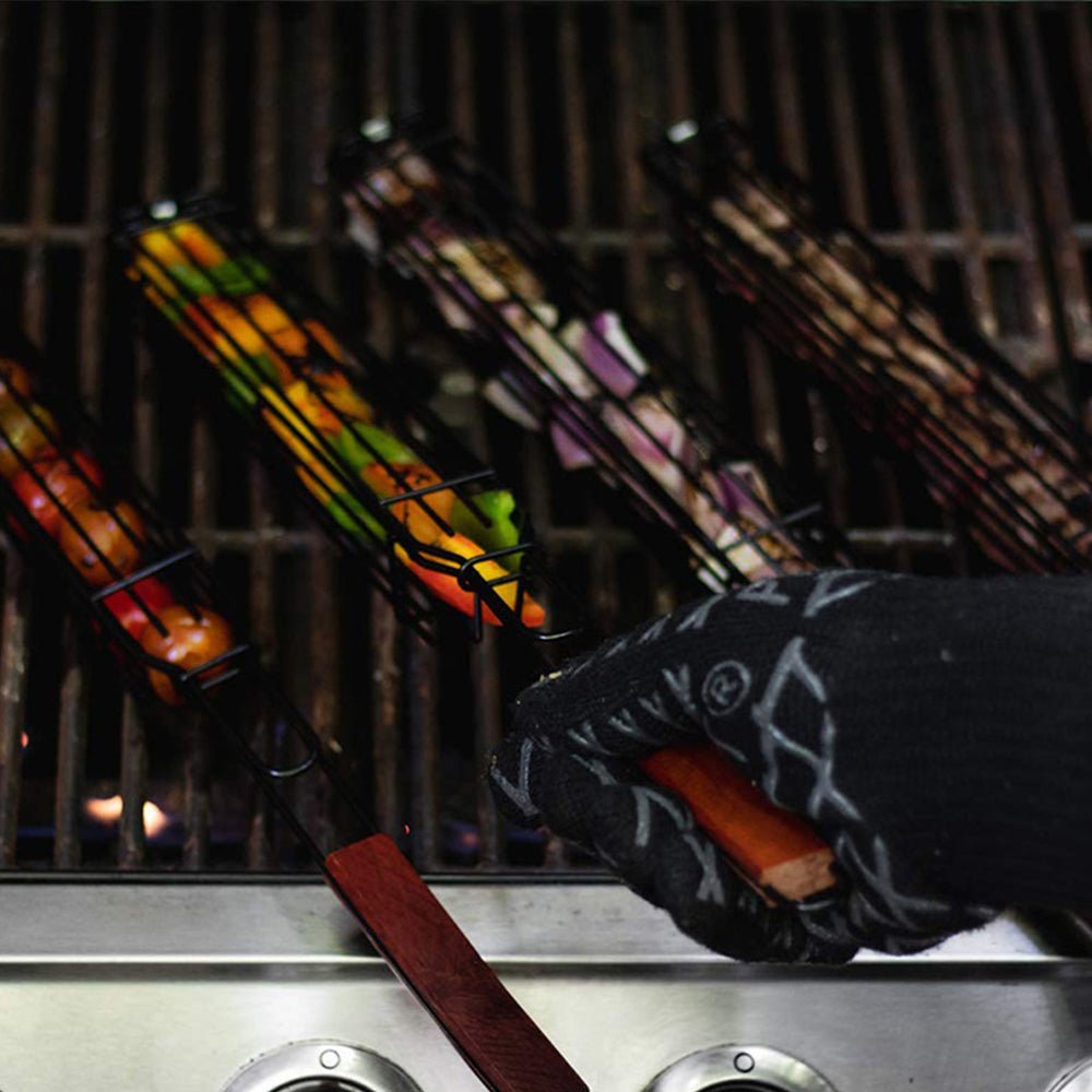 BBQ Grill Mesh Stainless Steel Tools Kitchen Accessories - AroundTheWineCooler