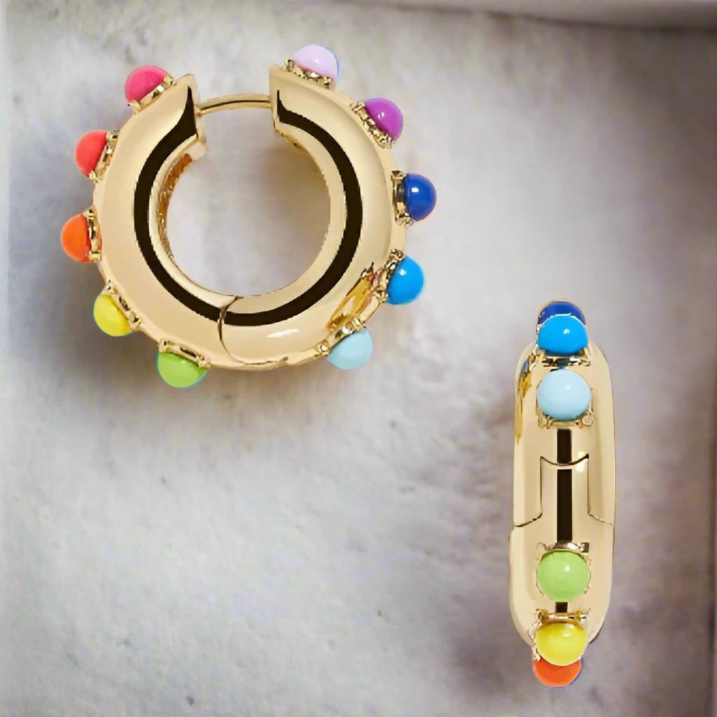 Ally Colors Earrings - AroundTheWineCooler