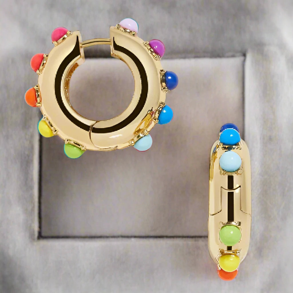 Ally Colors Earrings - AroundTheWineCooler