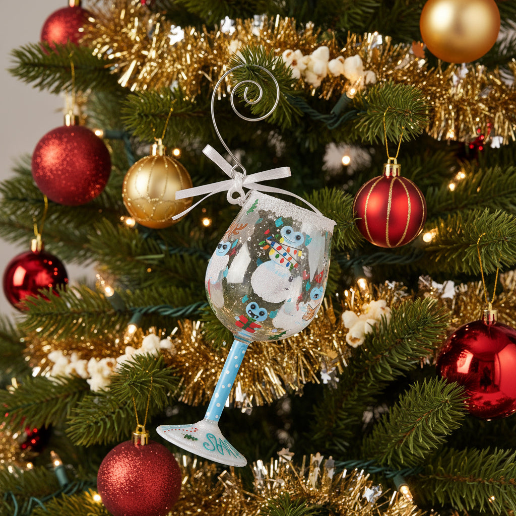 Lolita Is It Christmas Yeti - ornament- Holiday Ornament