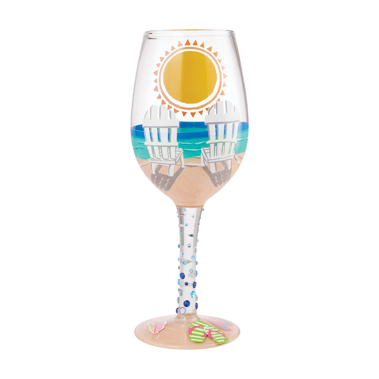 Sun on the Beach Wine - Lolita -Hand-Painted