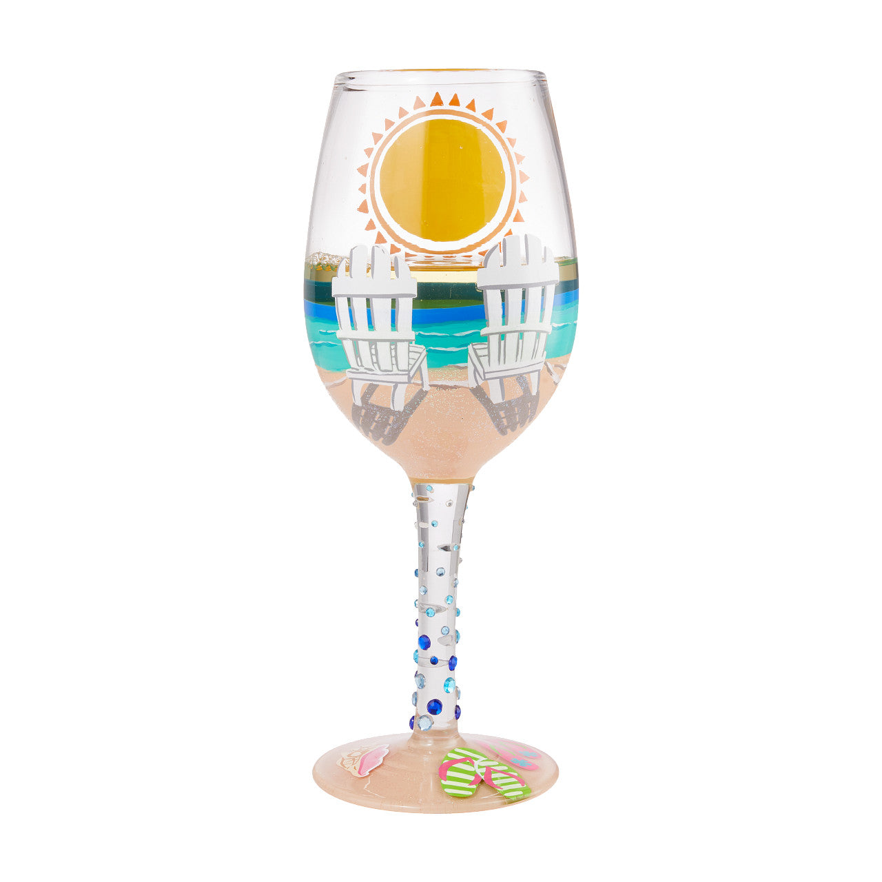 Sun on the Beach Wine - Lolita -Hand-Painted