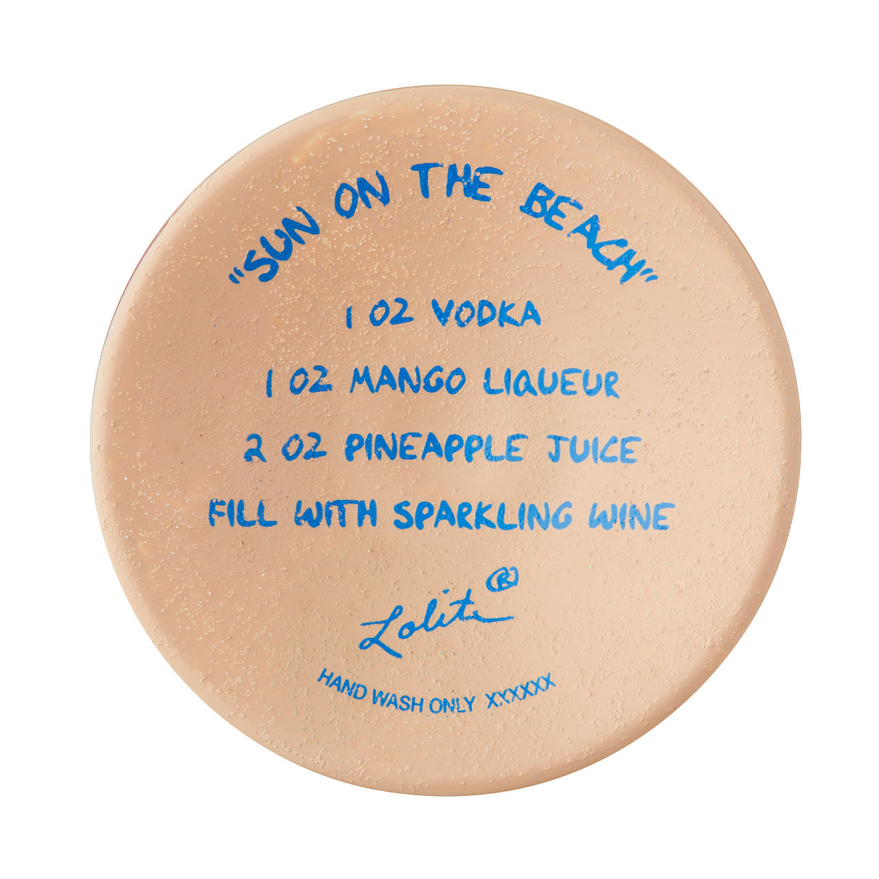 Sun on the Beach Wine - Lolita -Hand-Painted