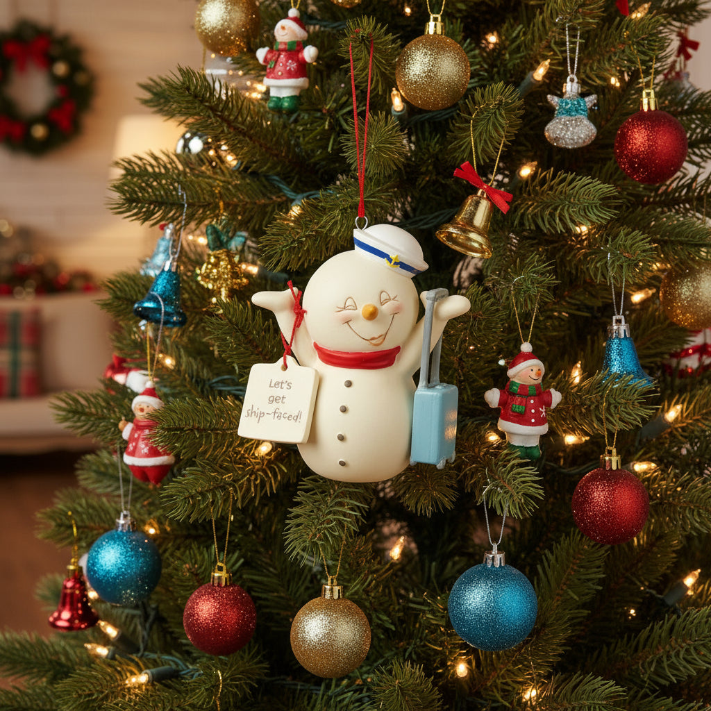 Lets Get Ship Faced ornament- Holiday Ornament