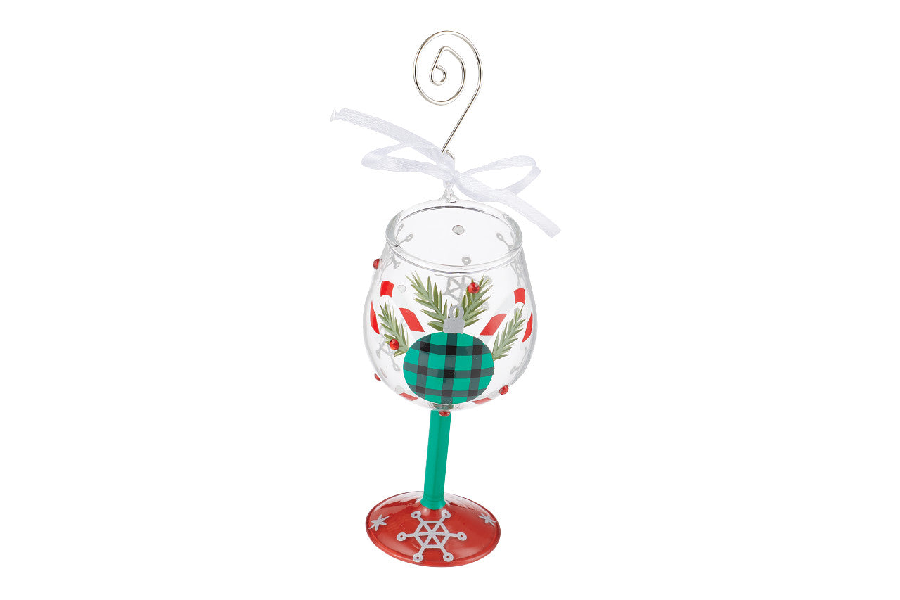 Lolita Plaid Kind of Christmas ornament- Holiday Ornament