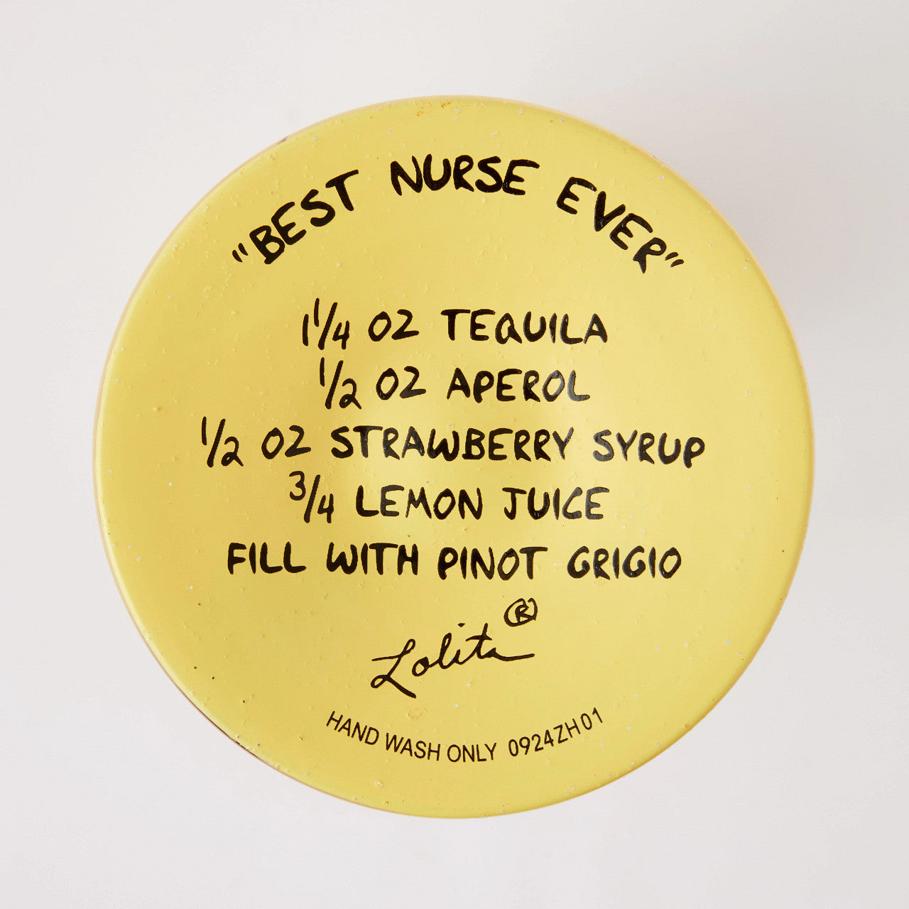 Best Nurse Ever Wine Glass - Lolita -Hand-Painted