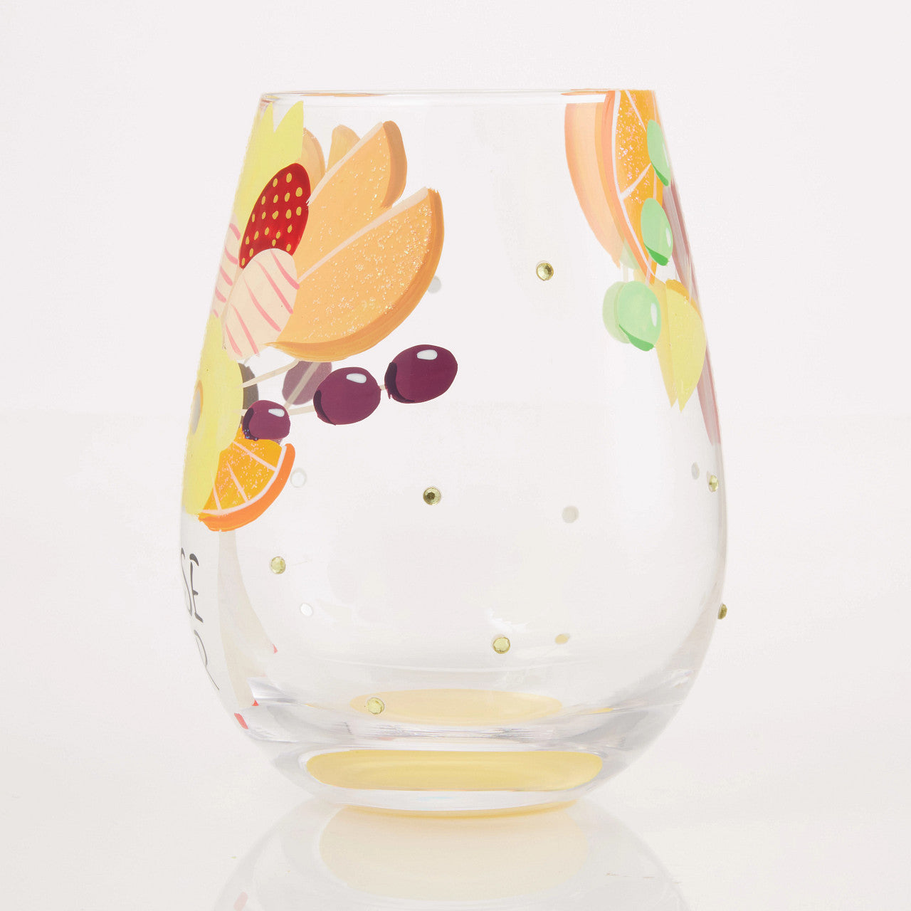 Stemless Best Nurse Ever Wine Glass- Lolita -Hand-Painted