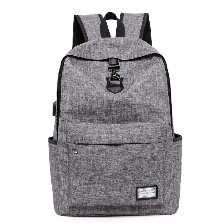 High Quality Grey Anti Theft Backpack - AroundTheWineCooler