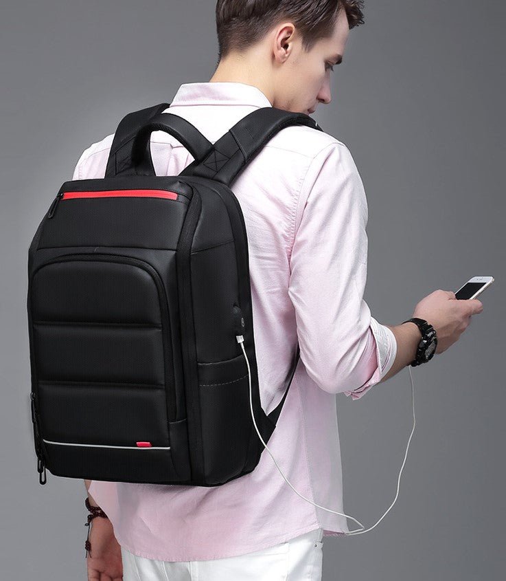 Waterproof Backpack with Multifunctional External USB Port - AroundTheWineCooler