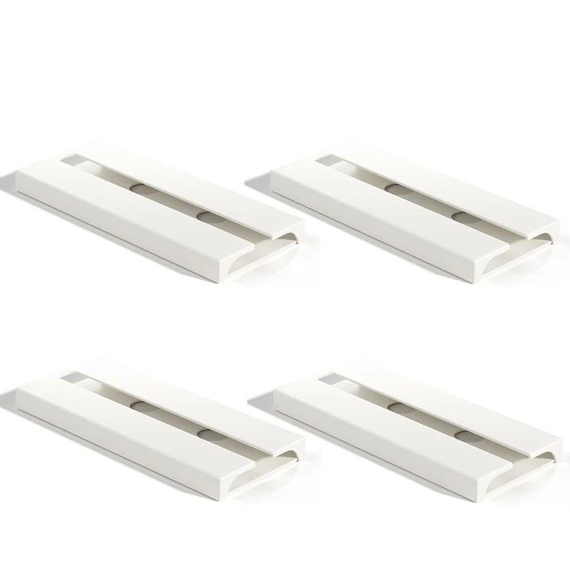 No Drill Wine Glass Holder, Hanging Storage for Wine Glasses and Champagne Flutes, Plastic Hanging Rack Cup Holder - AroundTheWineCooler