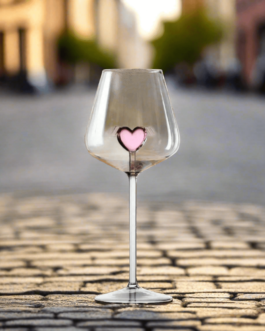 Heart Wine Glass - AroundTheWineCooler