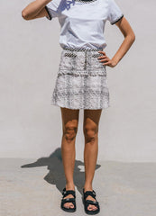 Ambre Tweed Mini Skirt - AroundTheWineCooler