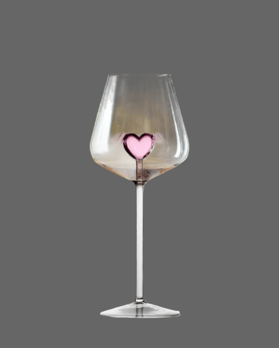 Heart Wine Glass - AroundTheWineCooler