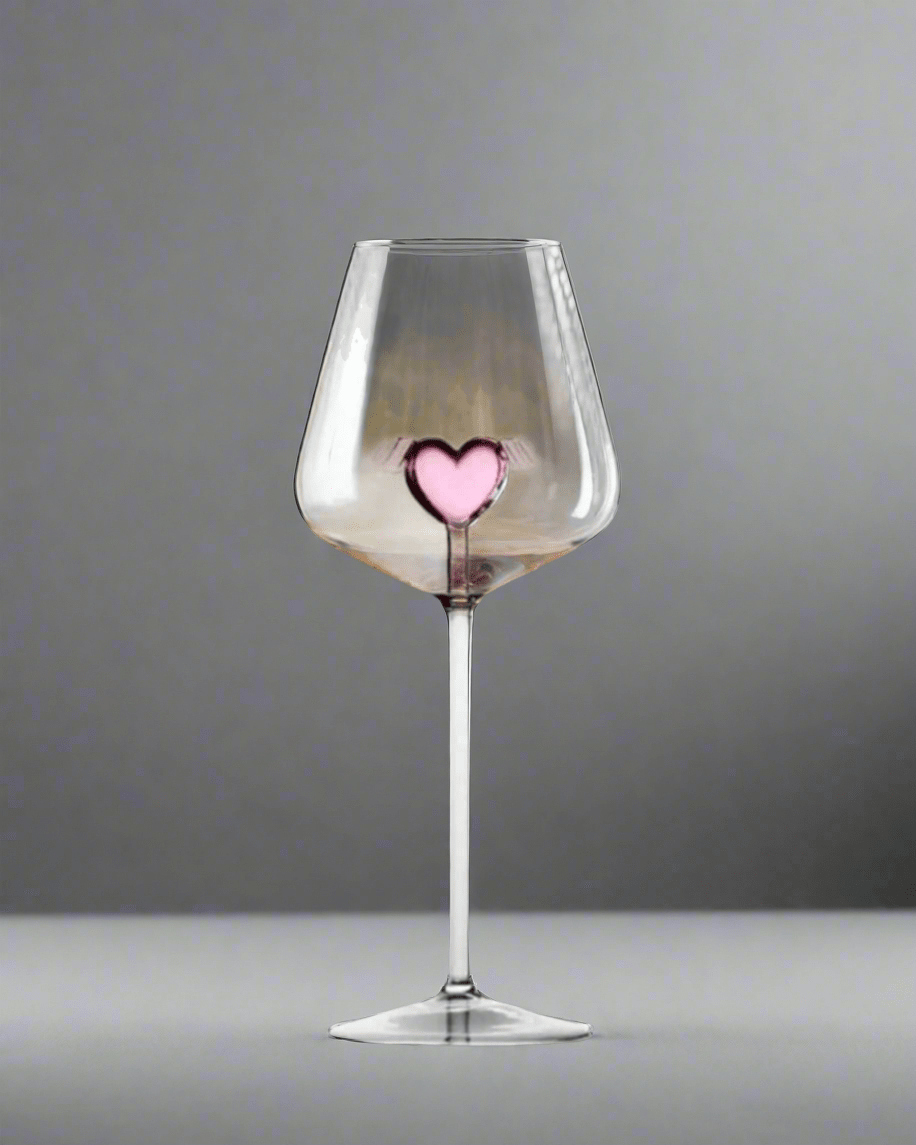 Heart Wine Glass - AroundTheWineCooler