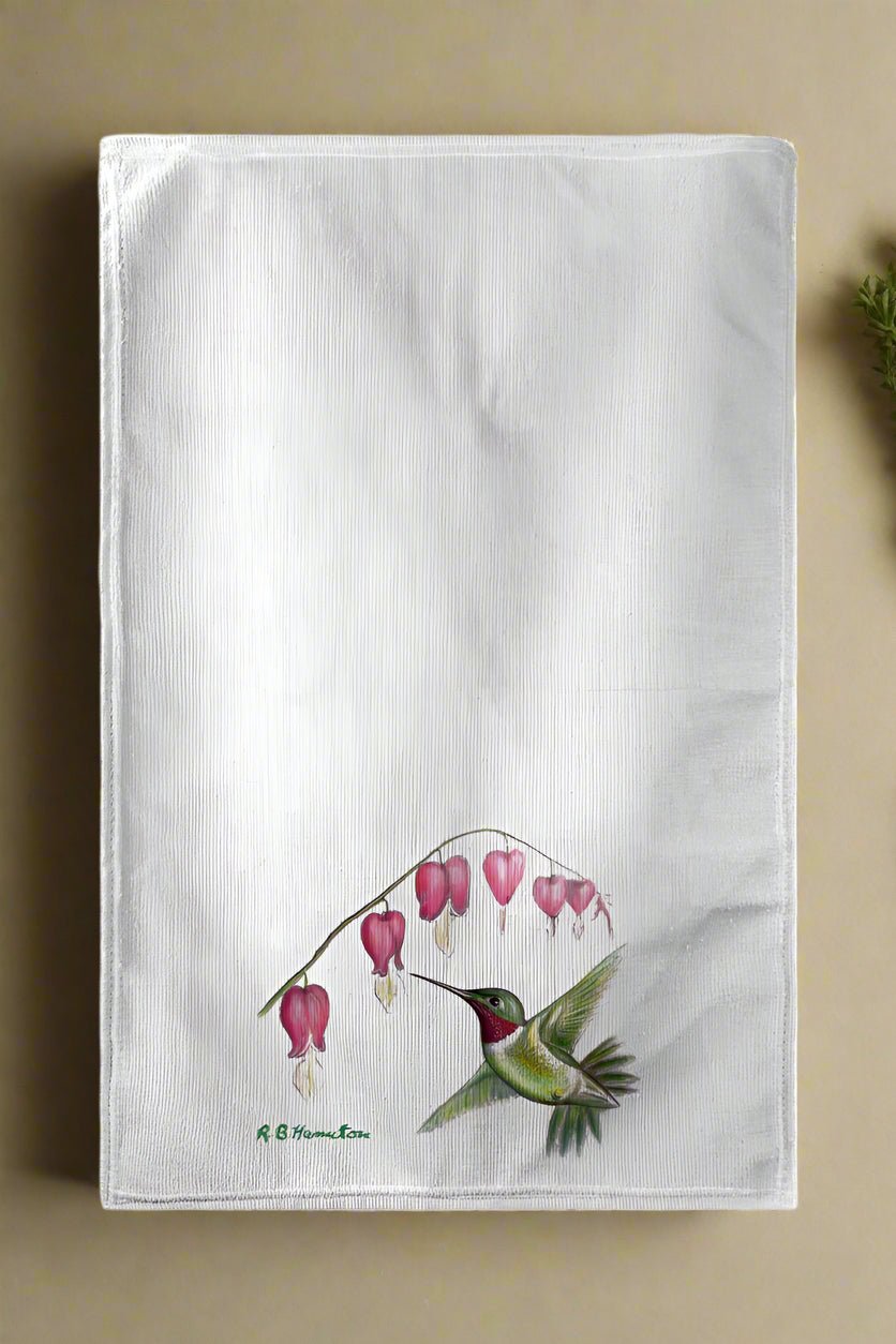Betsy Drake KT030 Hummingbird Kitchen Towel - AroundTheWineCooler