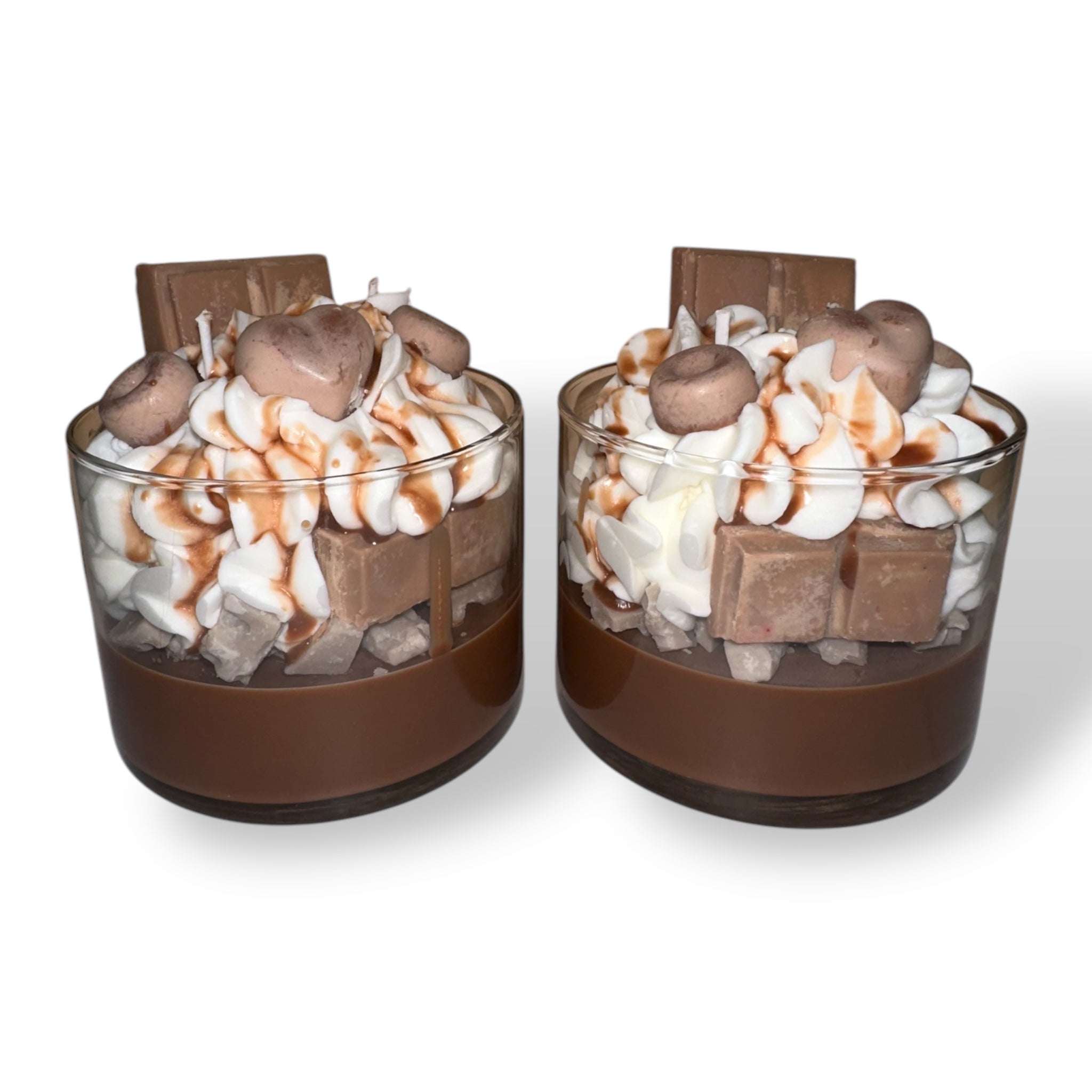 Chocolate Fudge Decorative Candle - AroundTheWineCooler
