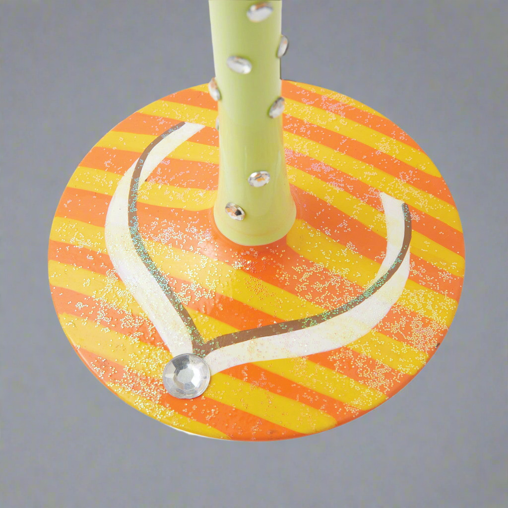 Stuck in the Sand Wine Glass- Lolita -Hand-Painted