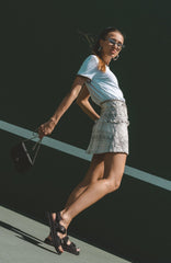 Ambre Tweed Mini Skirt - AroundTheWineCooler