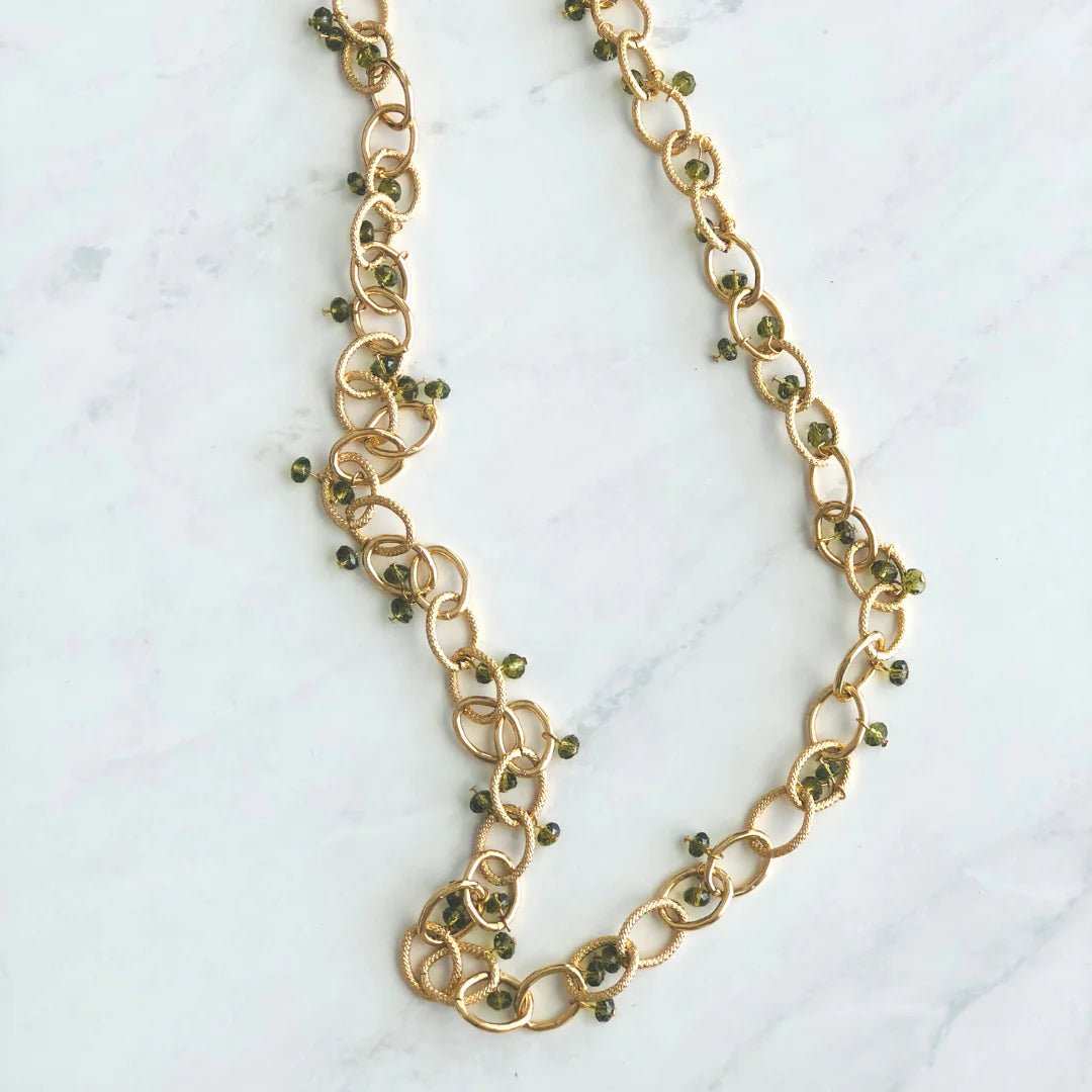 Chain Droplets Necklace - AroundTheWineCooler