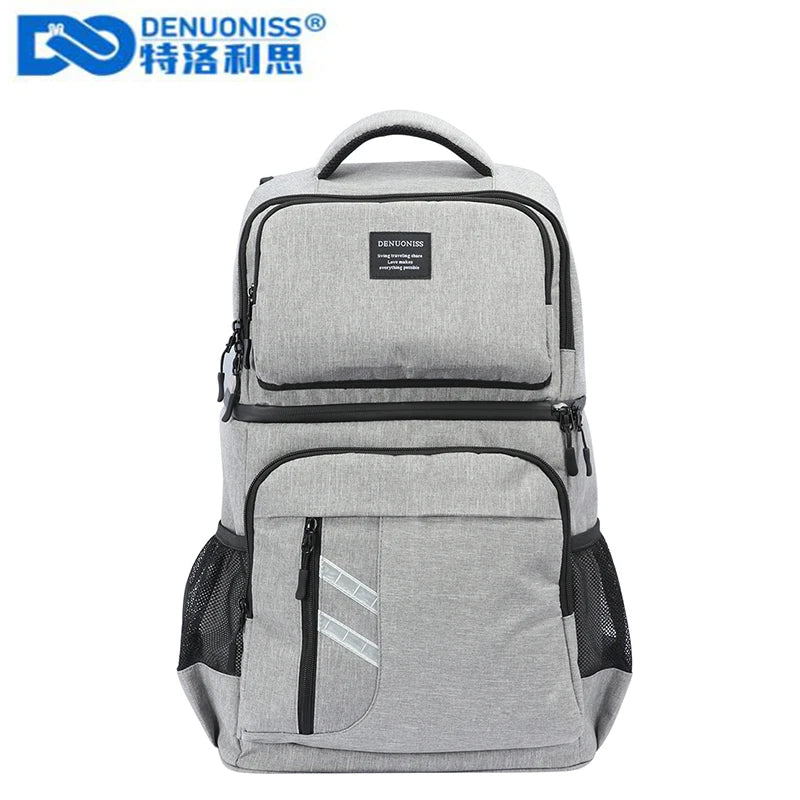 Insulated Picnic Backpack Thermo Beer Cooler Bags Refrigerator for Women Kids Thermal Bag 2 Compartment Outdoor Hiking