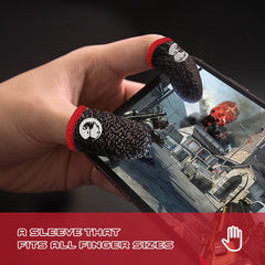 Talons Gaming Fingertips for PUBG, Call of Duty, Mobile Legends, 1 Pair of Professional Game Finger Gloves