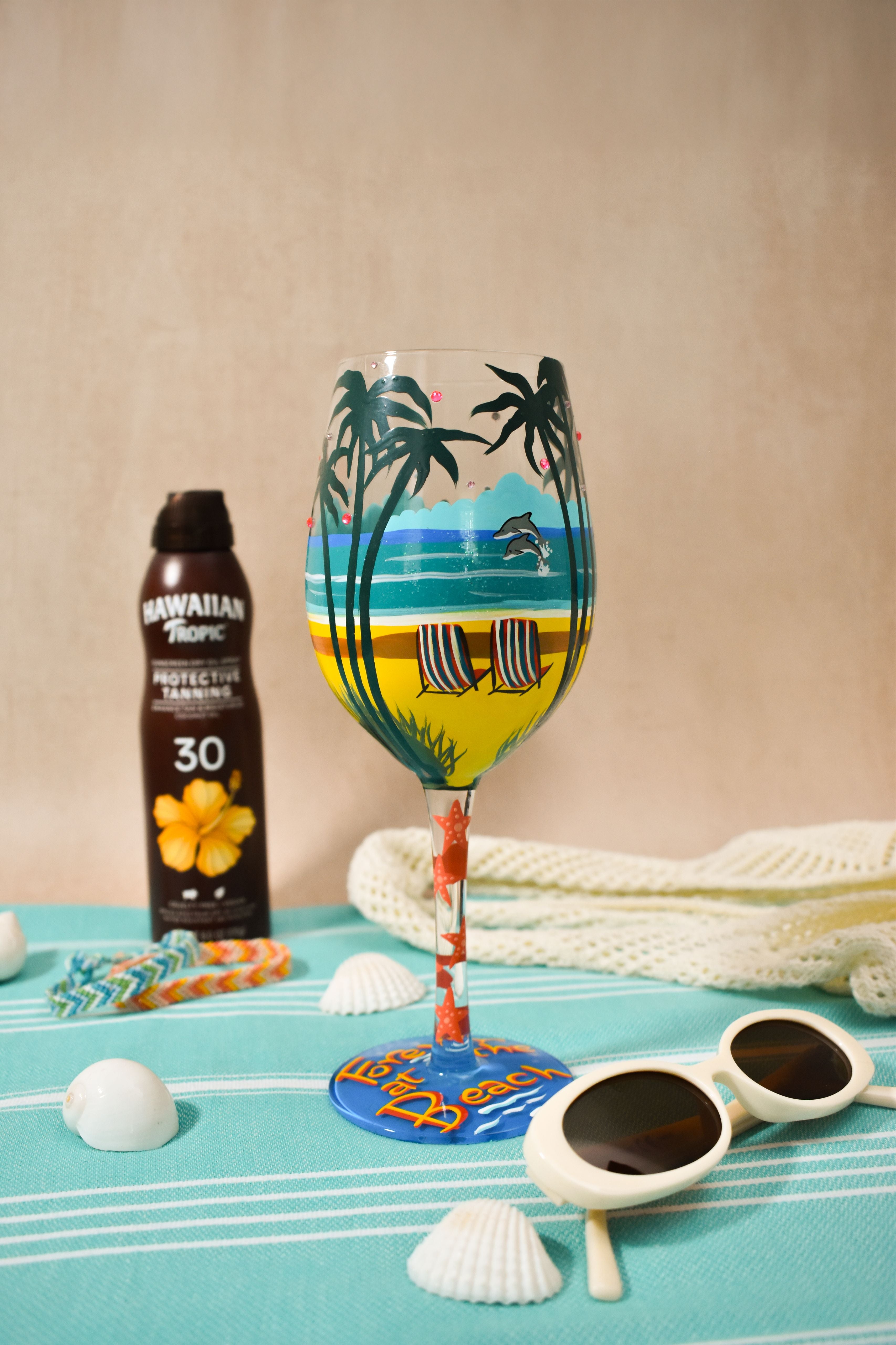 Forever at the Beach Wine - Lolita -Hand-Painted