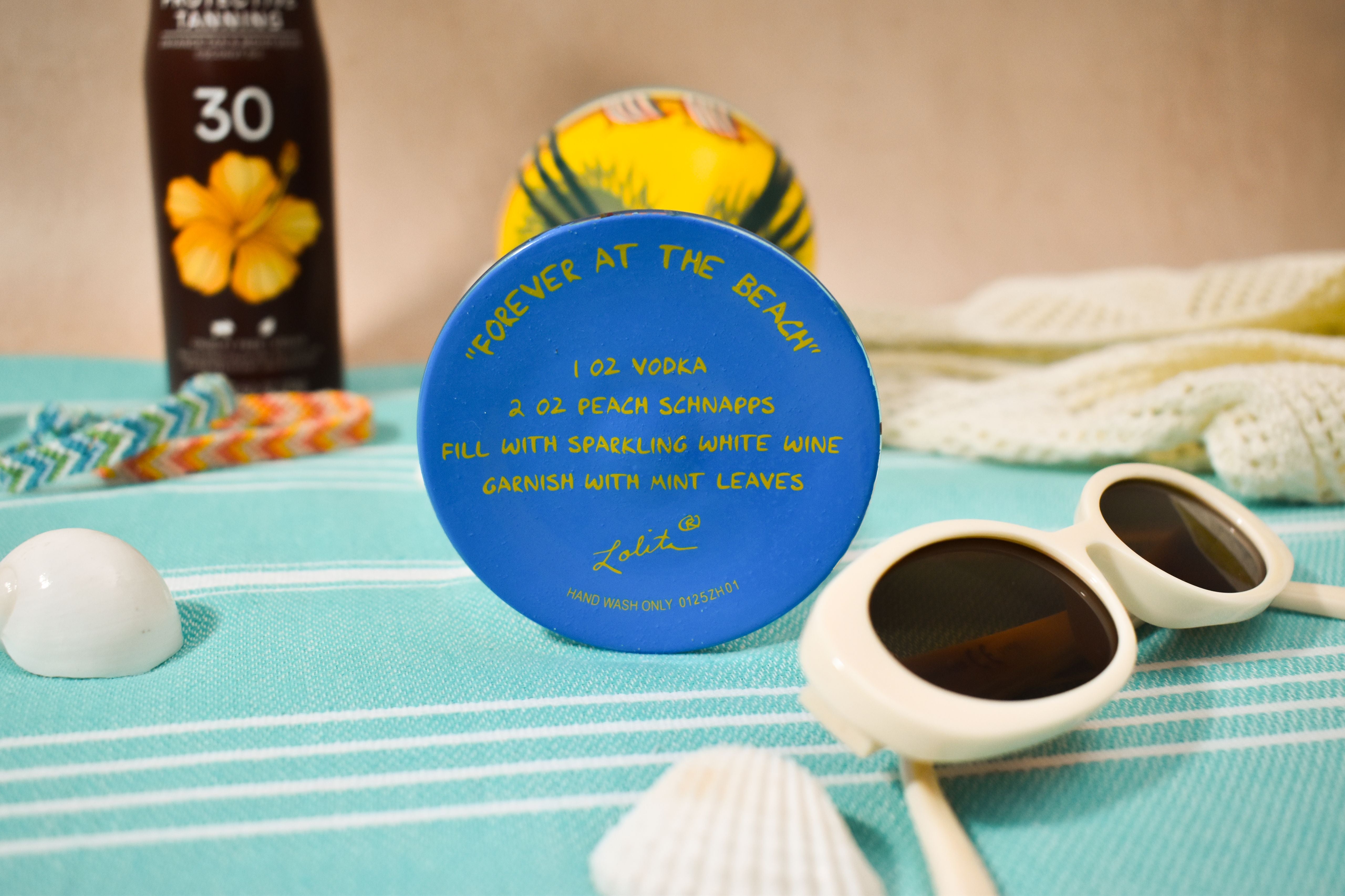 Life is Better with Wine Glass- Lolita -Hand-Painted