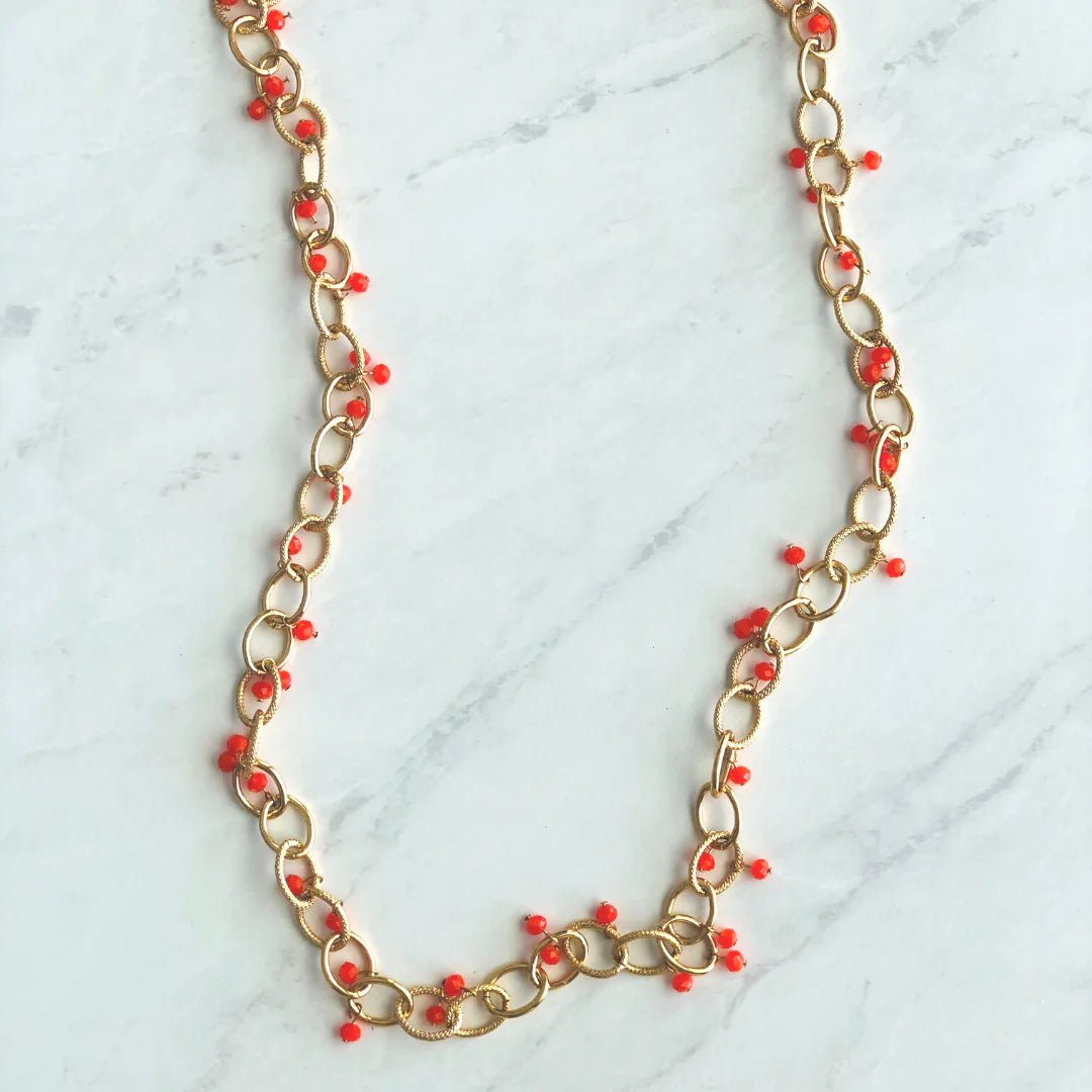 Chain Droplets Necklace - AroundTheWineCooler